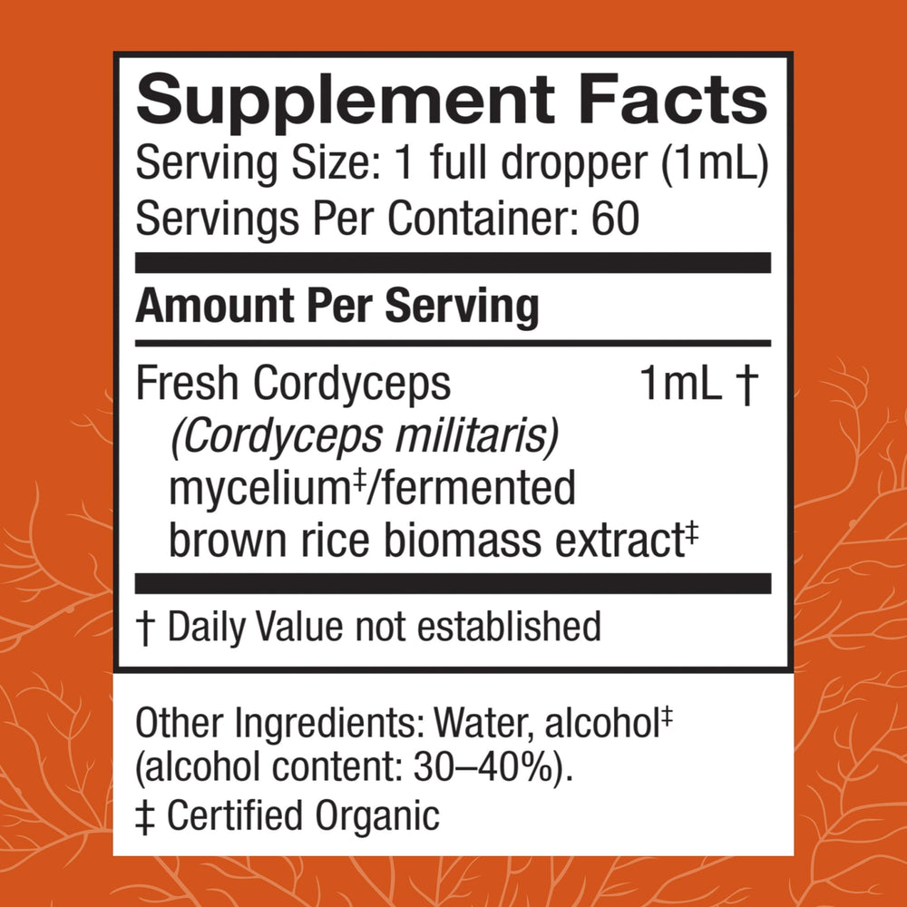 Host Defense Cordyceps Extract dropper enables precise dosing for ongoing immune support.