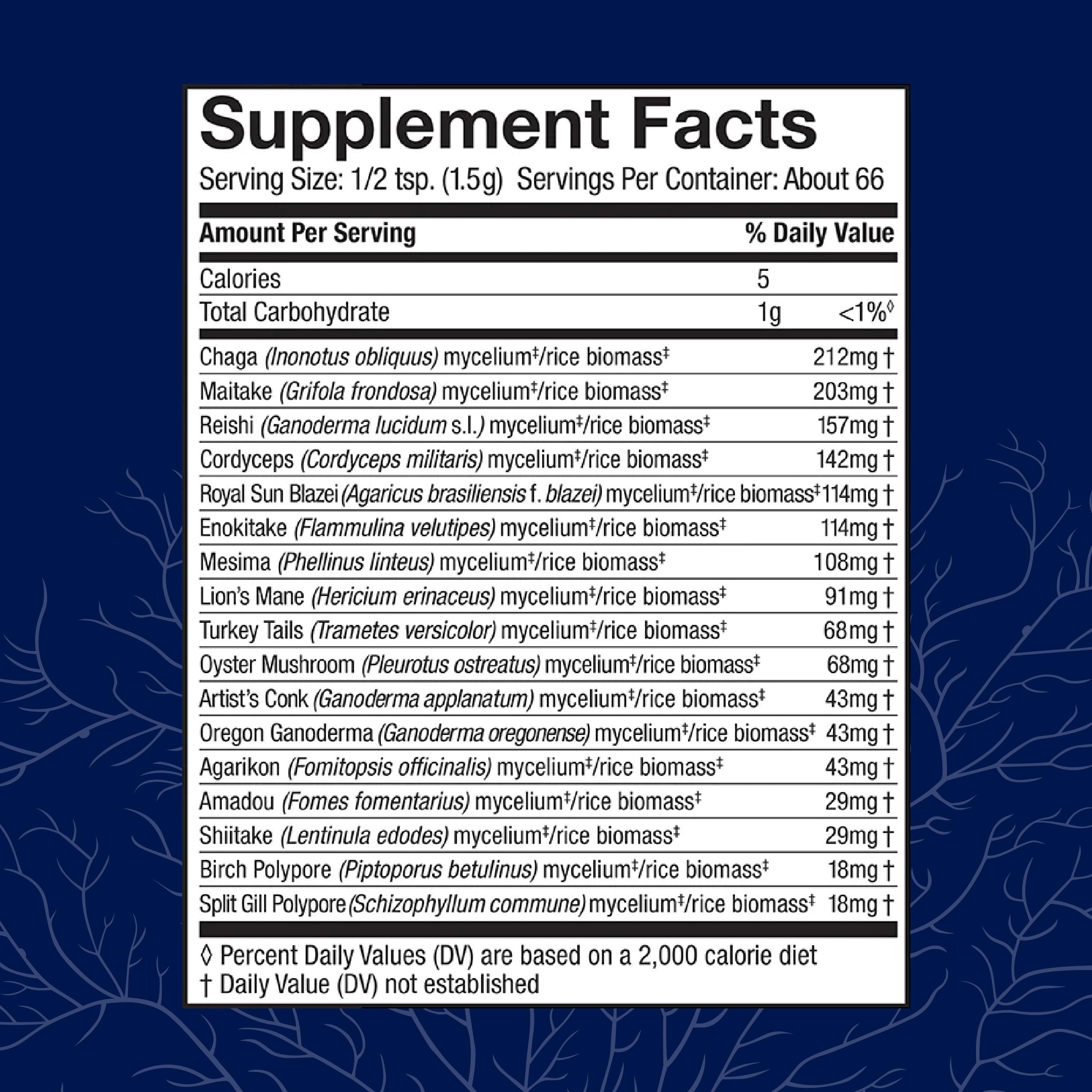 Host Defense MyCommunity Powder scoop demonstrates convenient daily serving for consistent use