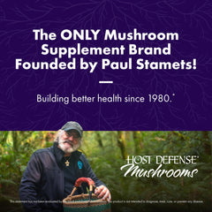 Amber bottle of Host Defense MycoShield with cinnamon flavor.