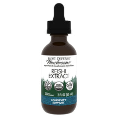 Host Defense Reishi extract bottle illustrates a premium immune and energy support product.