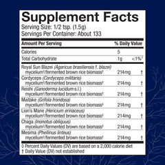 Host Defense Stamets 7 bottle-pour illustrating convenient daily dosing and easy integration.