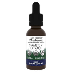 Host Defense Stamets 7 extract bottle front for daily wellness.