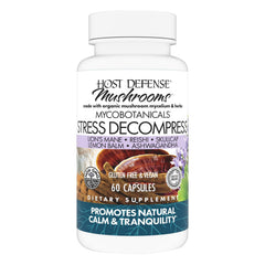 Host Defense Stress Decompress bottle promotes a daily calming routine.