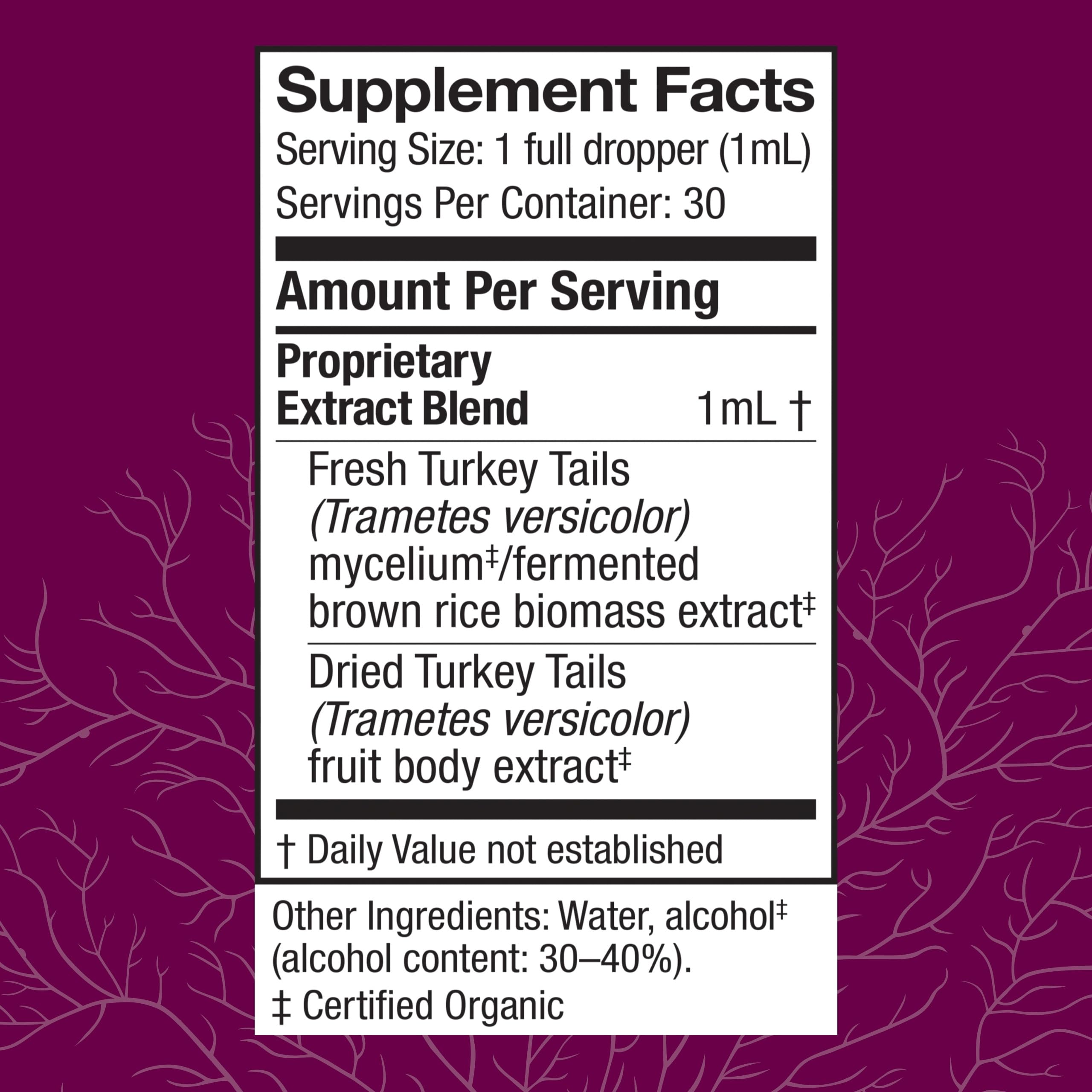 Host Defense Turkey Tail Dropper ready for daily gut and immune care.