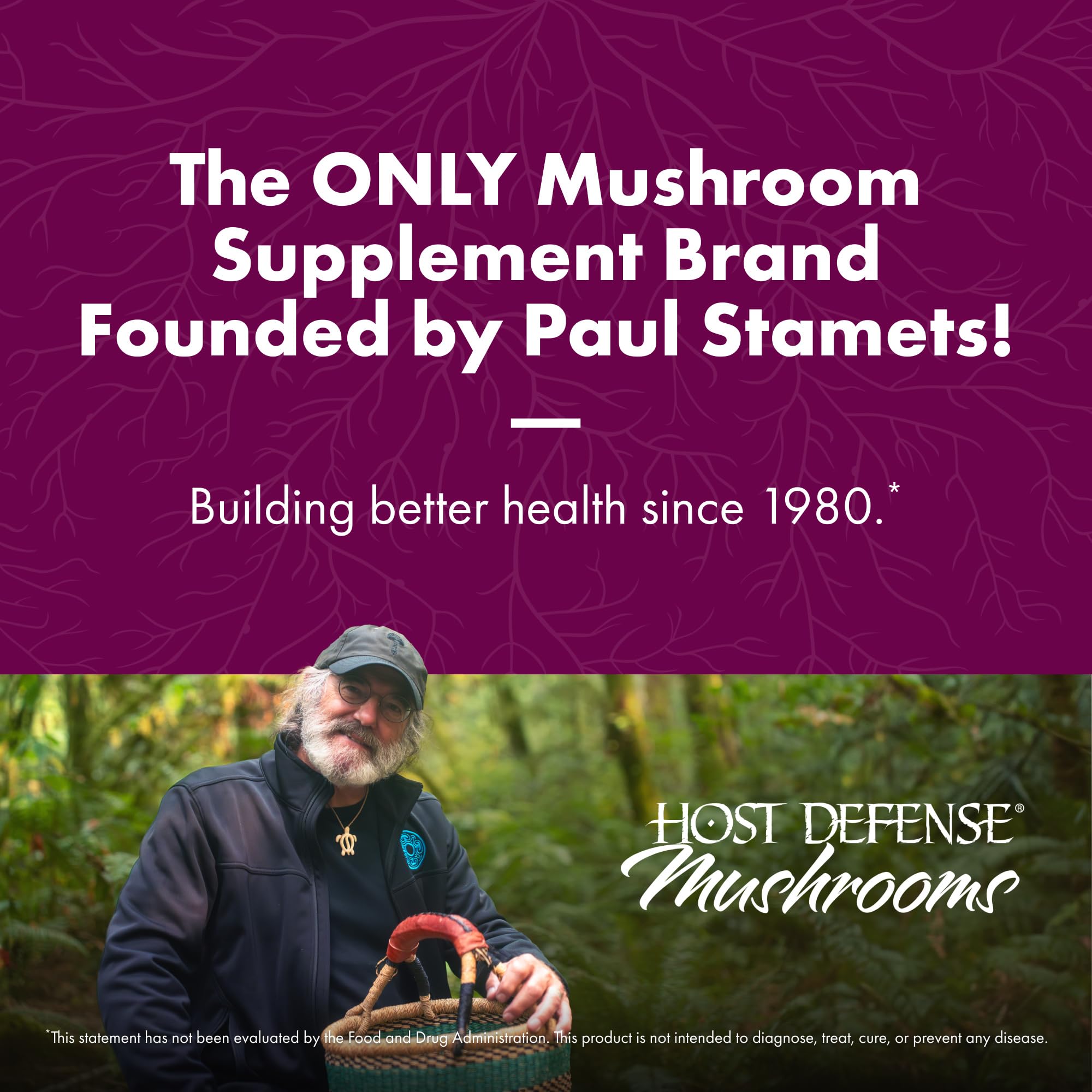 Host Defense Turkey Tail powder pour demonstrates convenient dosing with meals or on an empty stomach