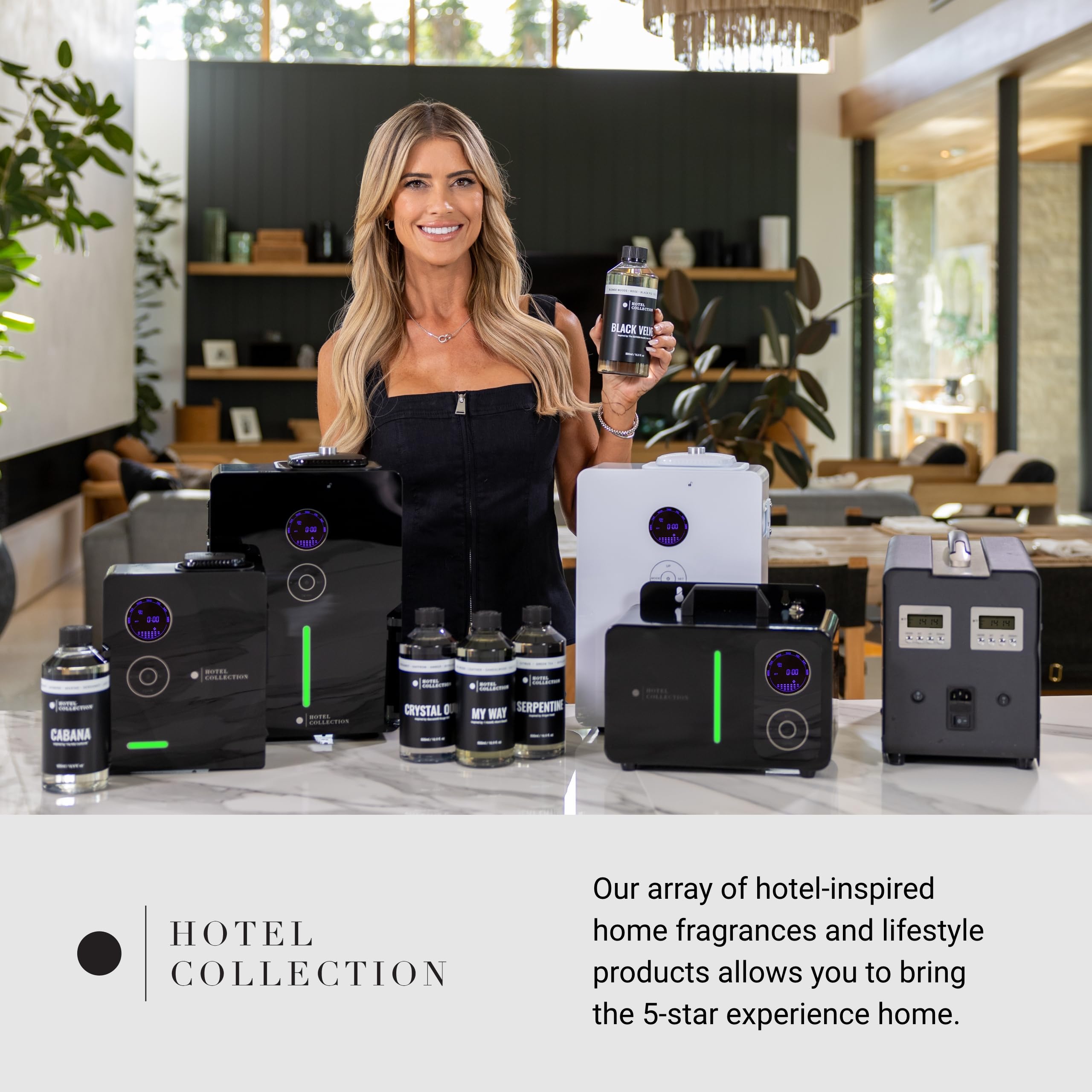 Hotel Collection luxury scent in home kitchen or bedroom for tranquil mood