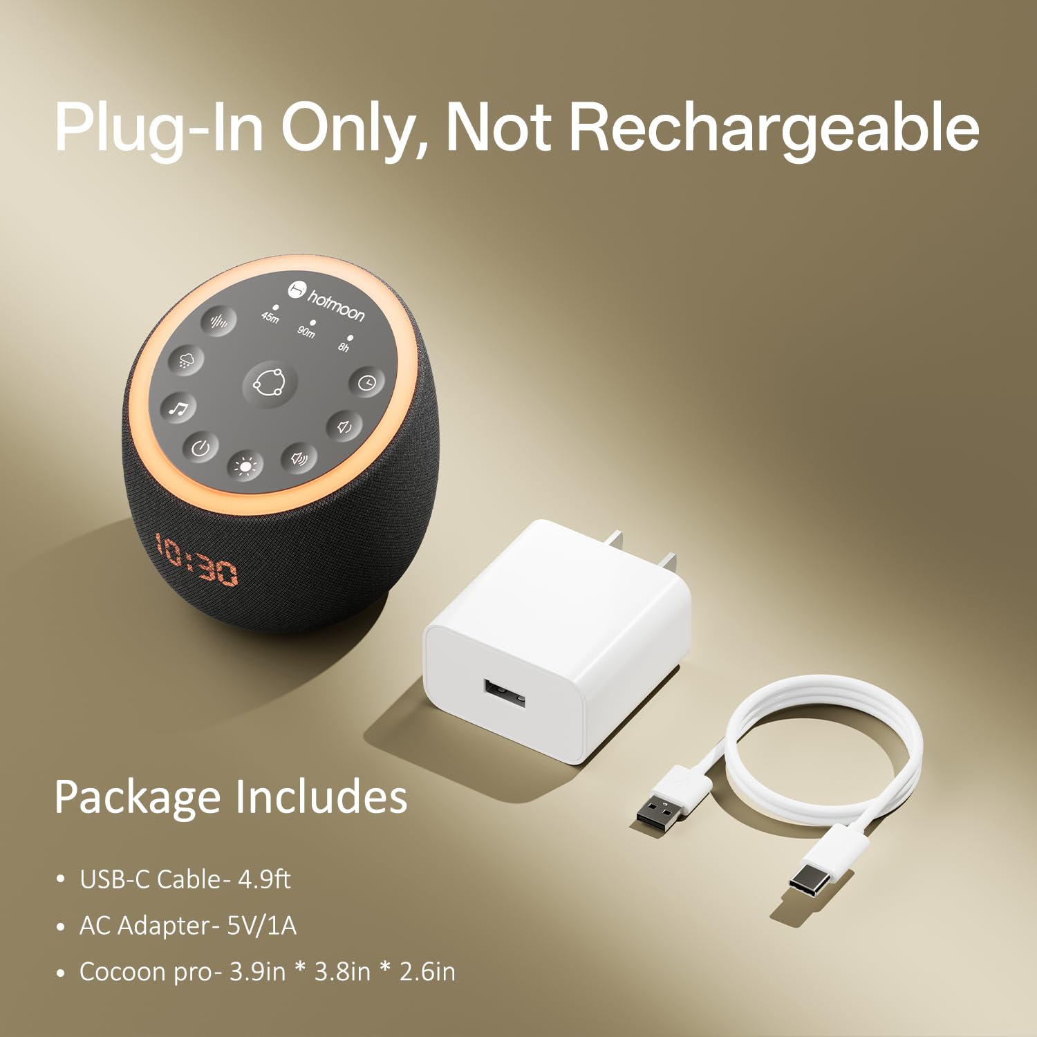 Hotmoon Cocoon Pro 2 relaxing bedtime routine with soothing sounds.