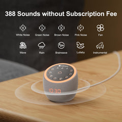 Hotmoon DIY buttons show personalized sound sets for quick nightly routines
