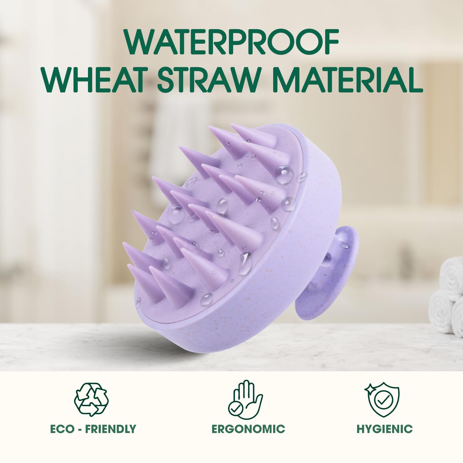 Hotosu pet-friendly scalp brush for at-home grooming.