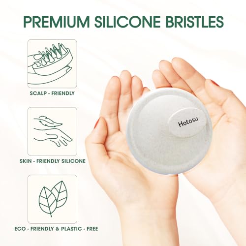 Puntas de silicona suaves de Hotosu para exfoliación capilar sin irritación
