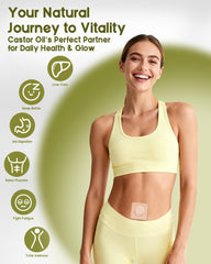 HOTRYEE castor oil patches 2mm organic cotton pad delivers premium comfort.