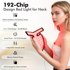 Hottoerak 3 in 1 technology panel showing 192 chips for effective light delivery.