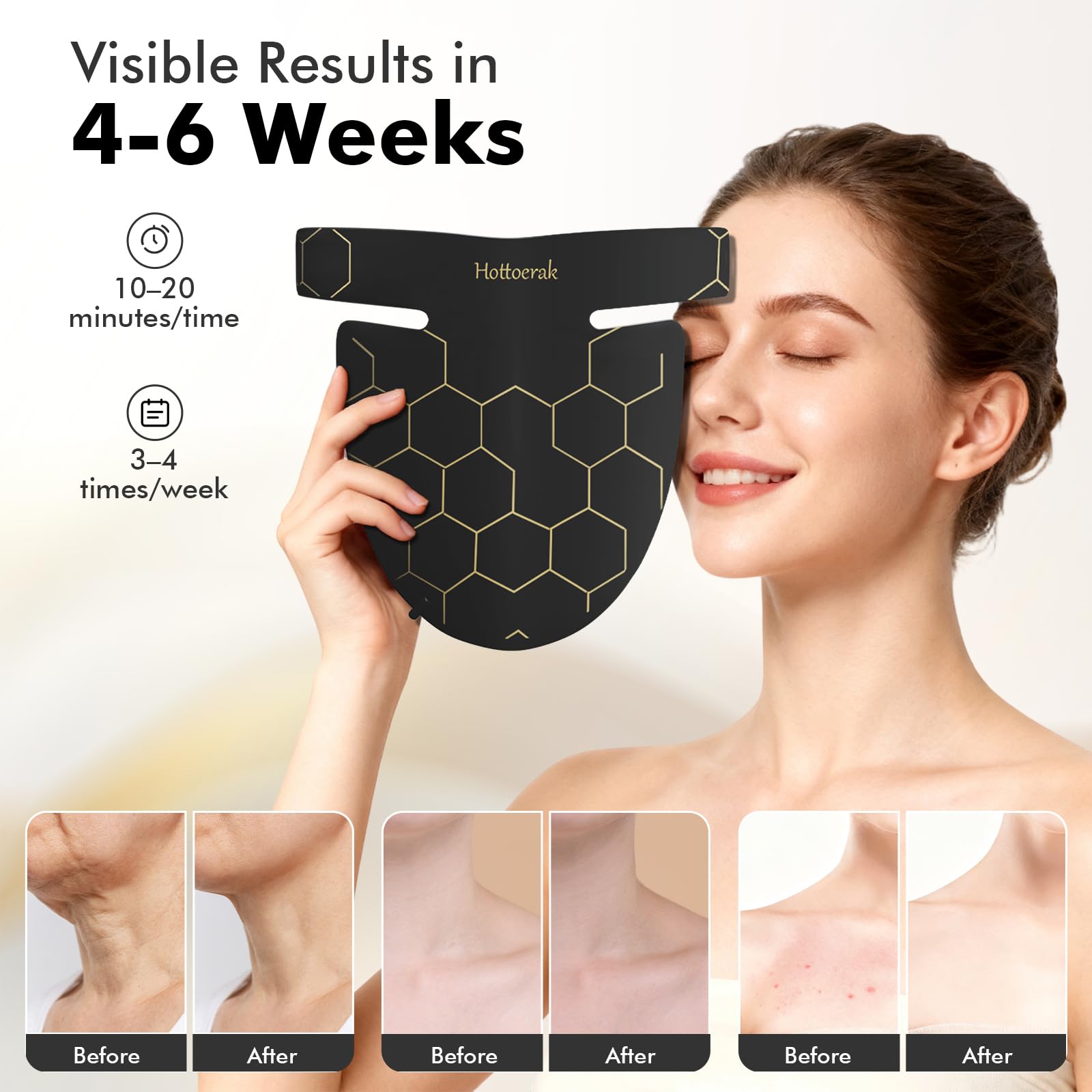 Hottoerak soft silicone shell emphasizes flexible, safe, heat resistant design.