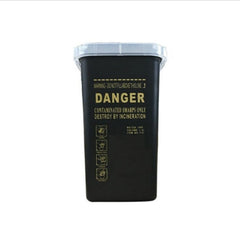 HOTWE portable sharps container for beauty salon with compact design for safe disposal.