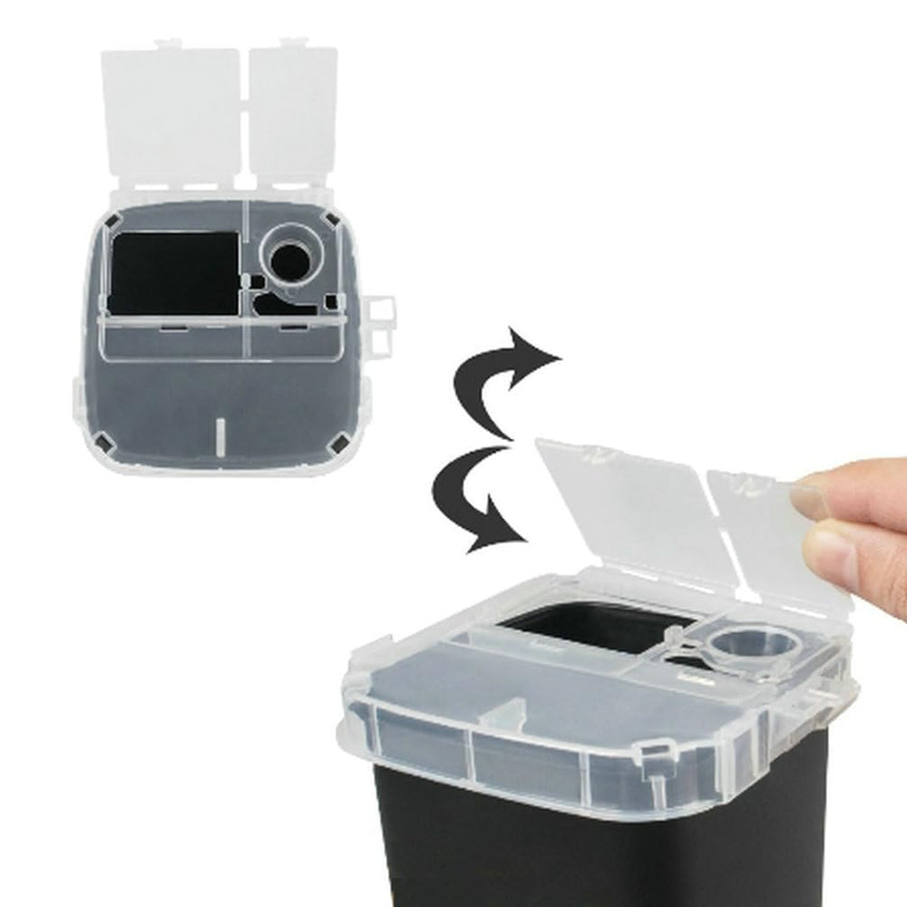 HOTWE portable sharps container secure lid prevents leaks during transport and storage.