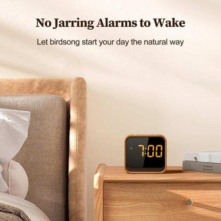 HOUSBAY compact bedside unit delivering 24 soothing sounds to help you unwind