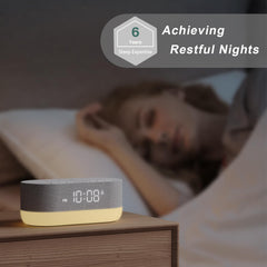 HOUSBAY wireless charger on nightstand view enables effortless device charging.