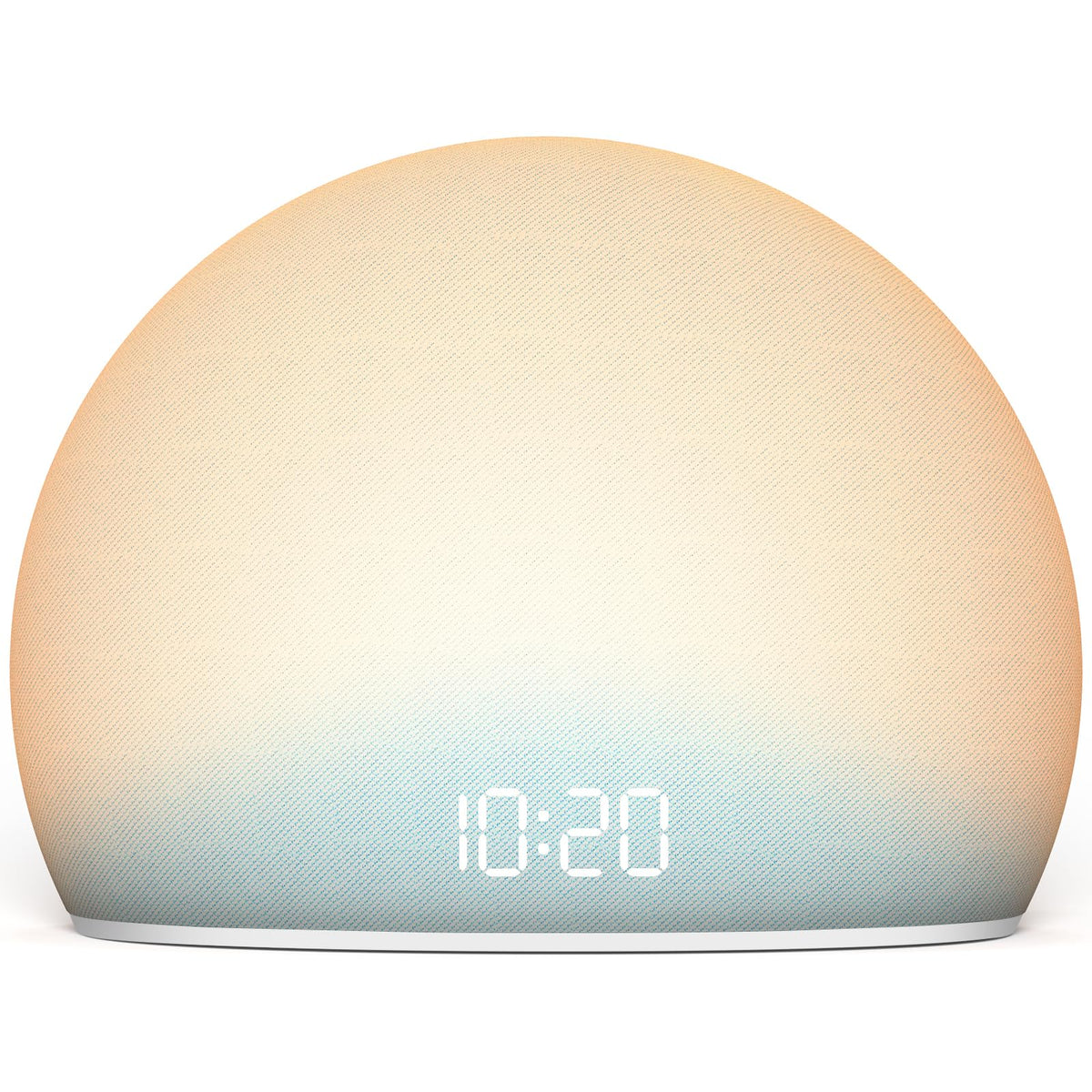 HOUSBAY sunrise alarm clock blue with gentle sunrise cue for a calmer wake-up