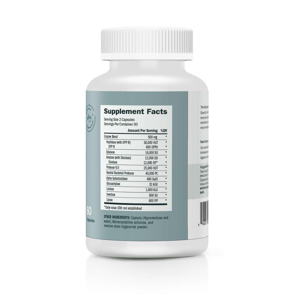 TriEnza capsules for gluten, dairy, soy digestion