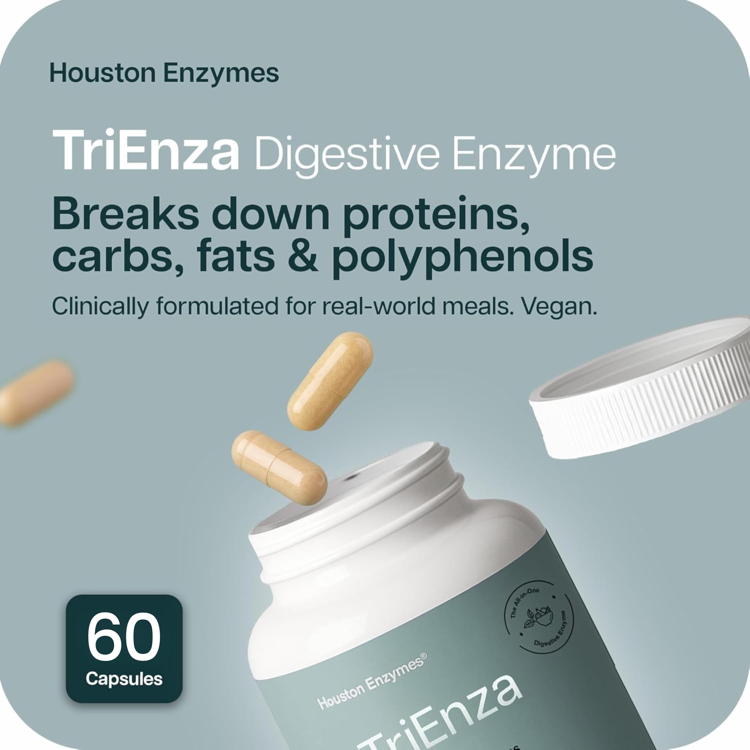 TriEnza chewable tablets for on-the-go digestion support