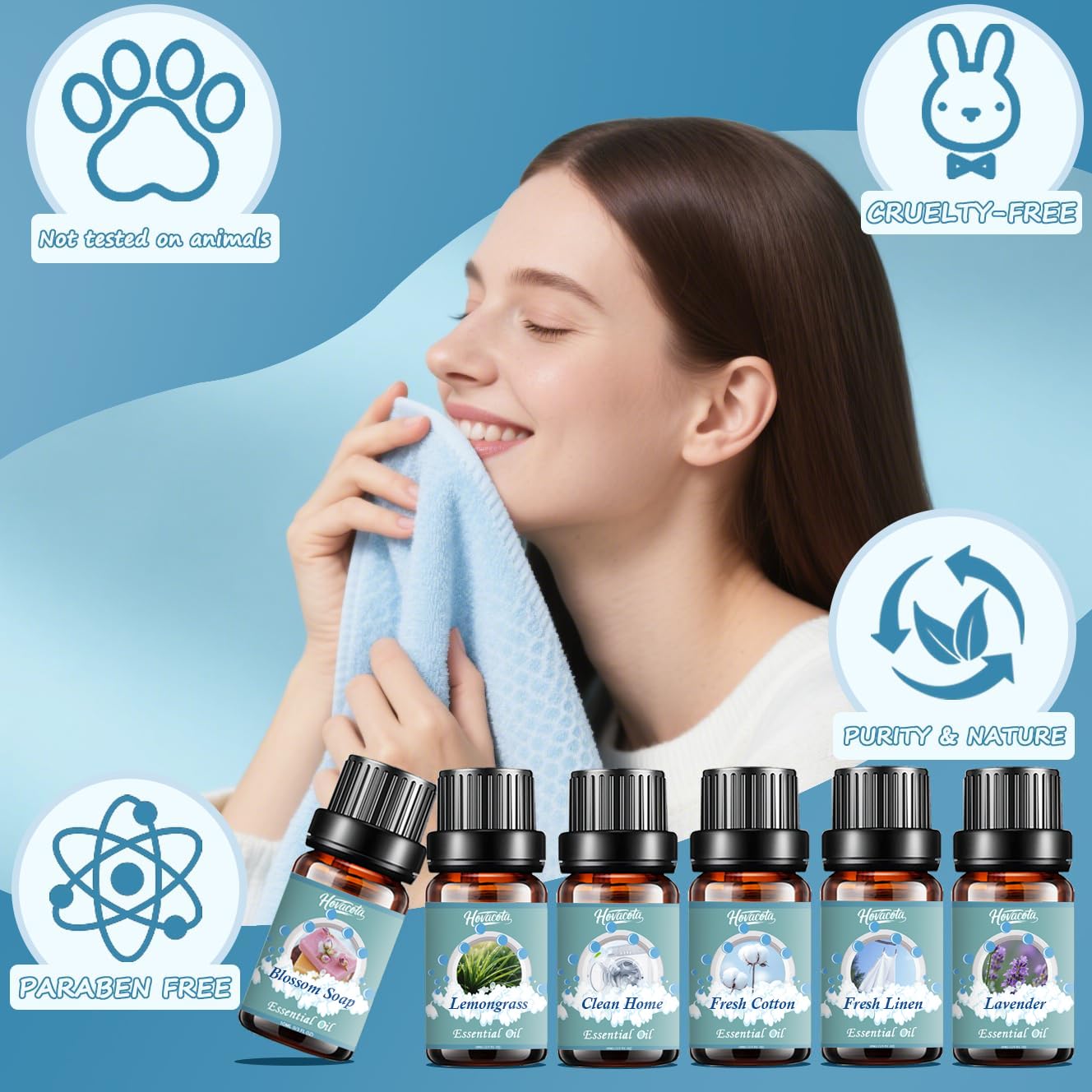 Hovacota clean home diffuser oil for fresh living spaces