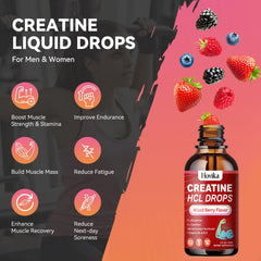 Hovika Creatine HCL Liquid Drops dosing 2ml for precise use