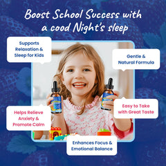 Hovika kids magnesium drops daily dose for relaxation.