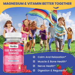Hovika Kids Gummies serving ready to chew, ideal for busy afternoons.