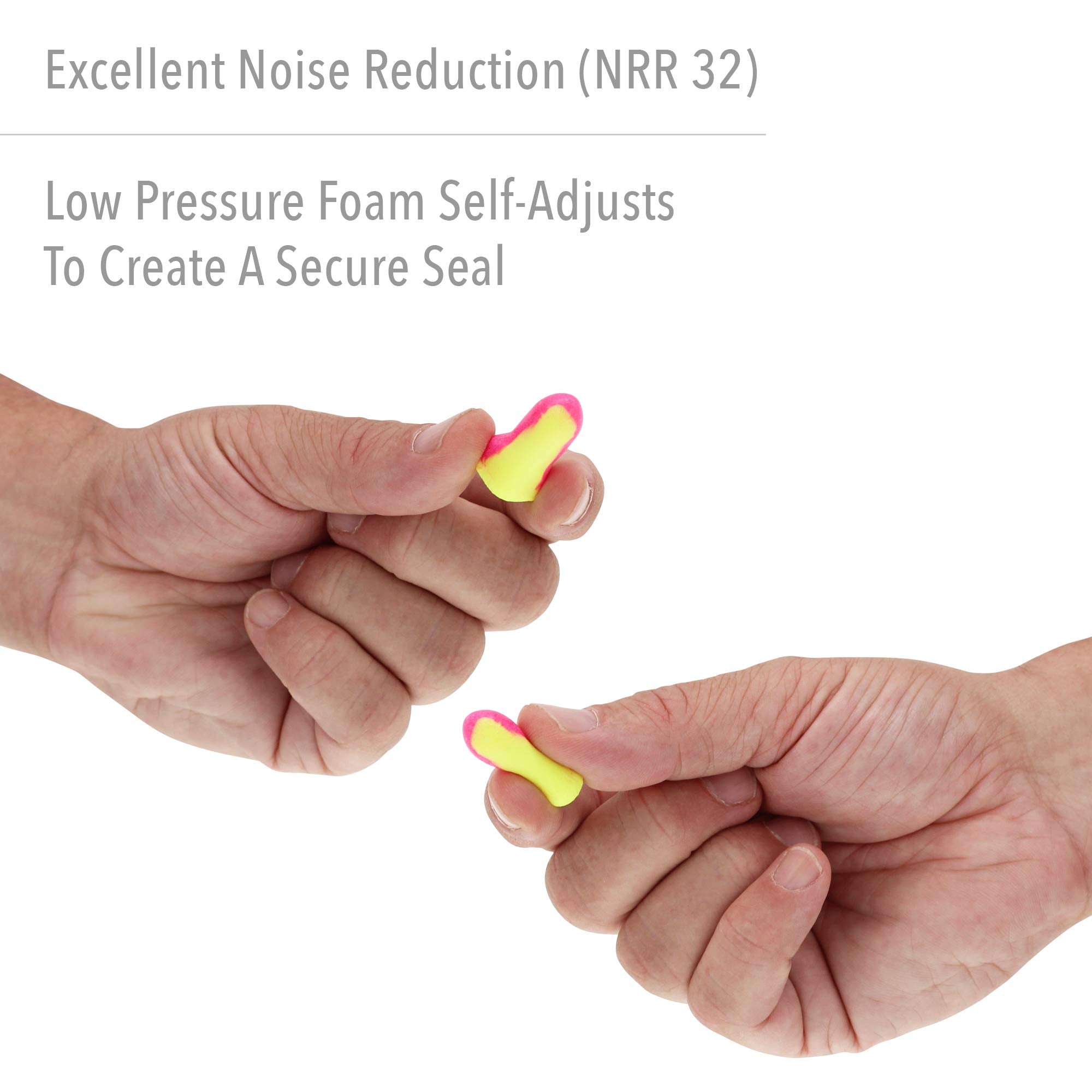Howard Leight Laser Lite compact small-ear plug design fits smaller ears comfortably.