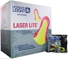 Howard Leight Laser Lite corded earplugs provide 32 dB protection in loud work environments.