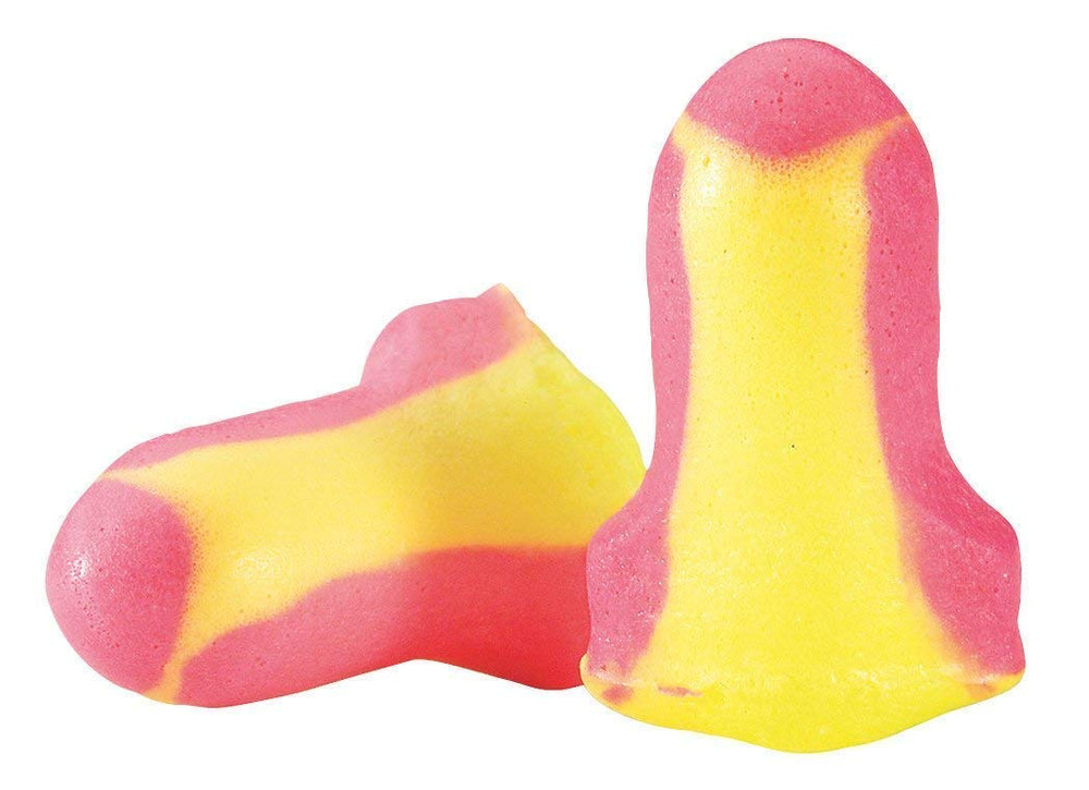Howard Leight Laser Lite hi-vis yellow earplugs aid quick visibility and compliance checks.