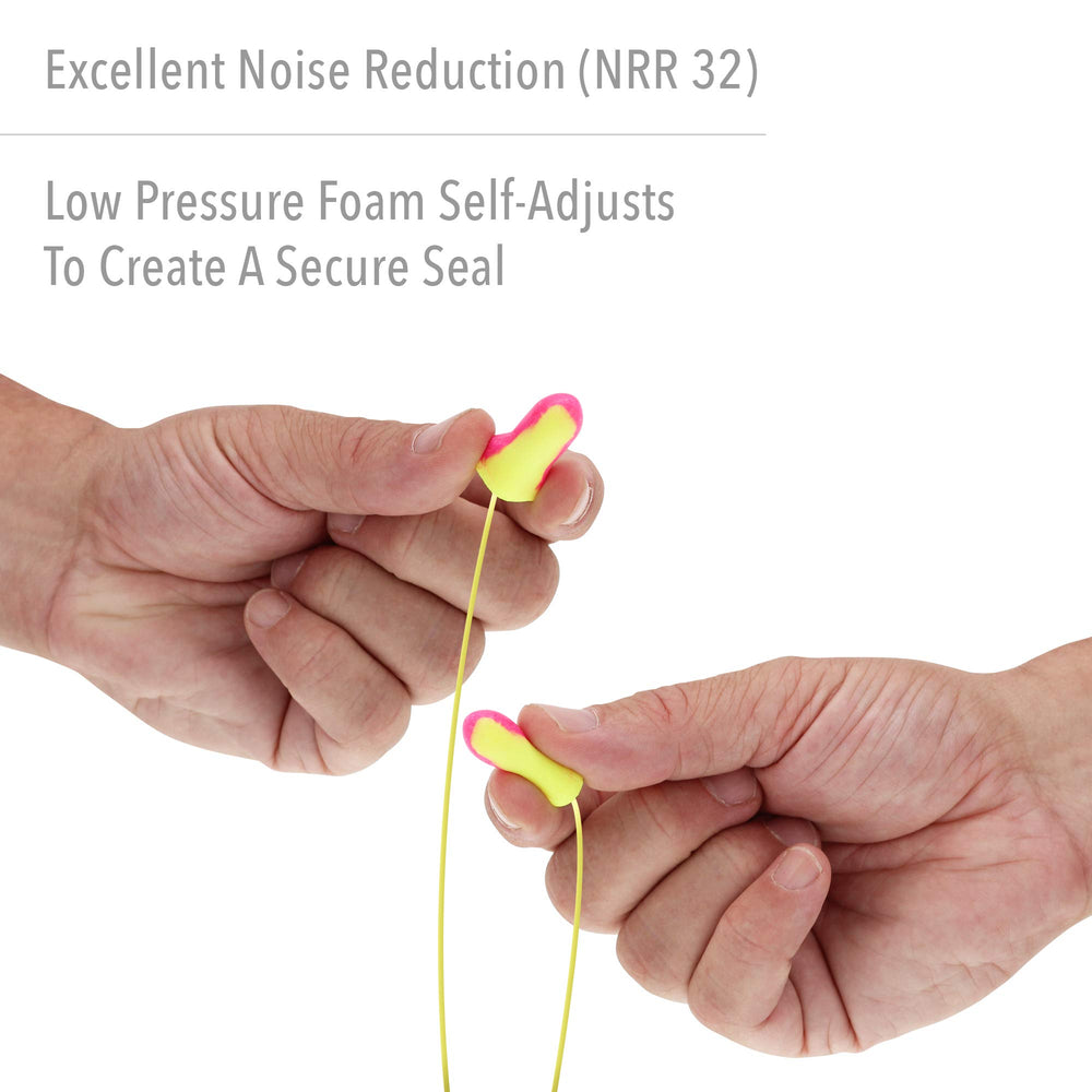 Howard Leight Laser Lite self-adjusting foam expands to fit most ears comfortably.