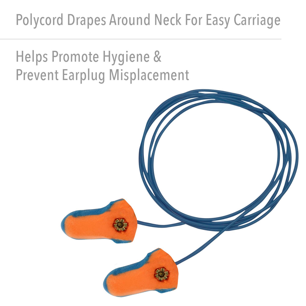 Howard Leight LT-30 contoured T-shape enables easy insertion and extended wear.