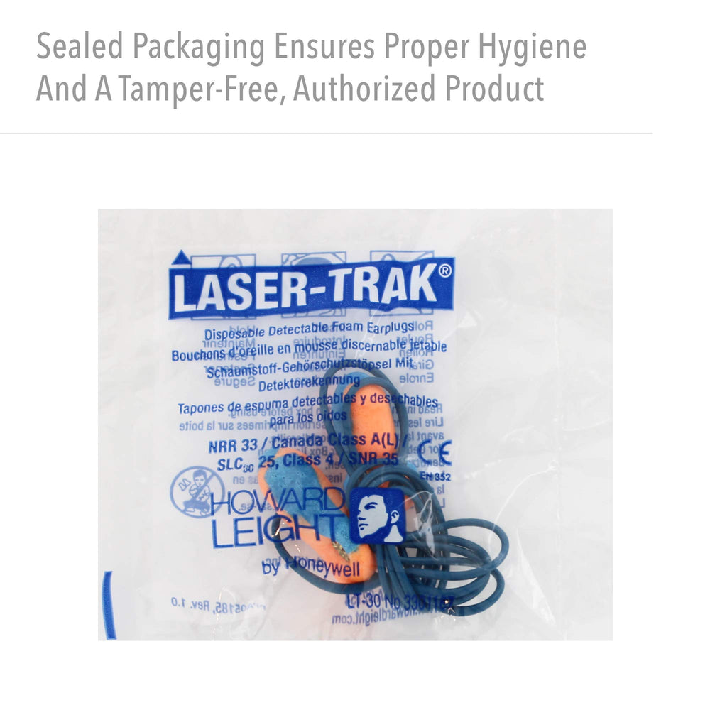 Howard Leight LT-30 PolyCord neck storage helps prevent loss on the job.