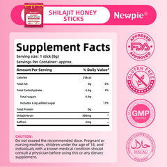HOWEEJET Shilajit Honey Stick honey detail shows natural sweetness and energy support