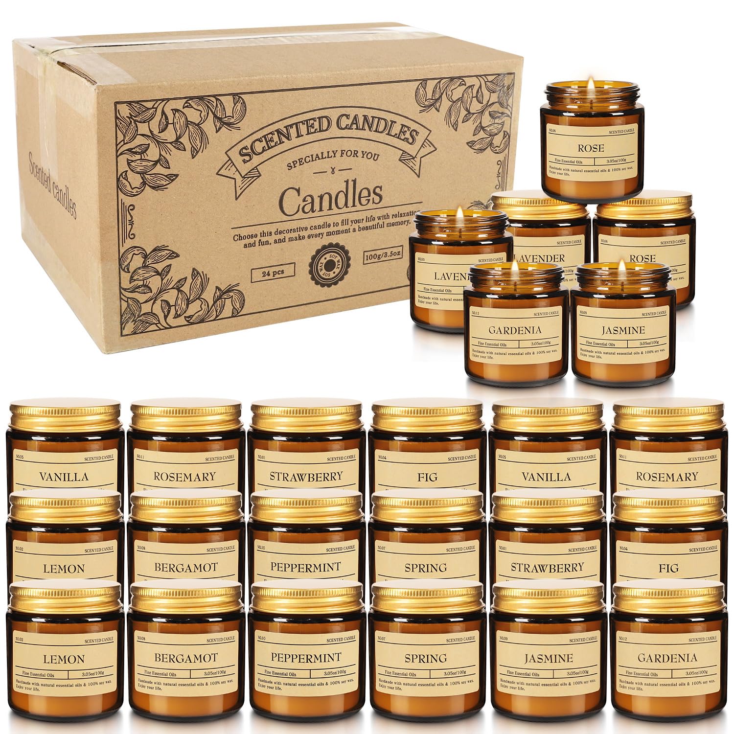 Howemon amber gift box packaging adds premium presentation for gifting