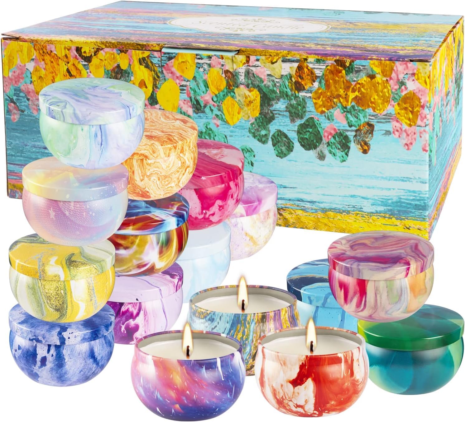 Howemon natural soy wax delivers clean burn and lasting scent.