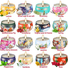 Howemon fragrance collection close-up featuring Peppermint to Vanilla scents.