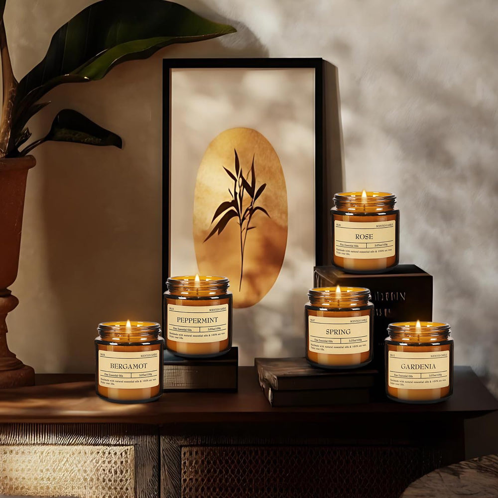 Howemon lemon-scent candle delivers a bright, refreshing aroma