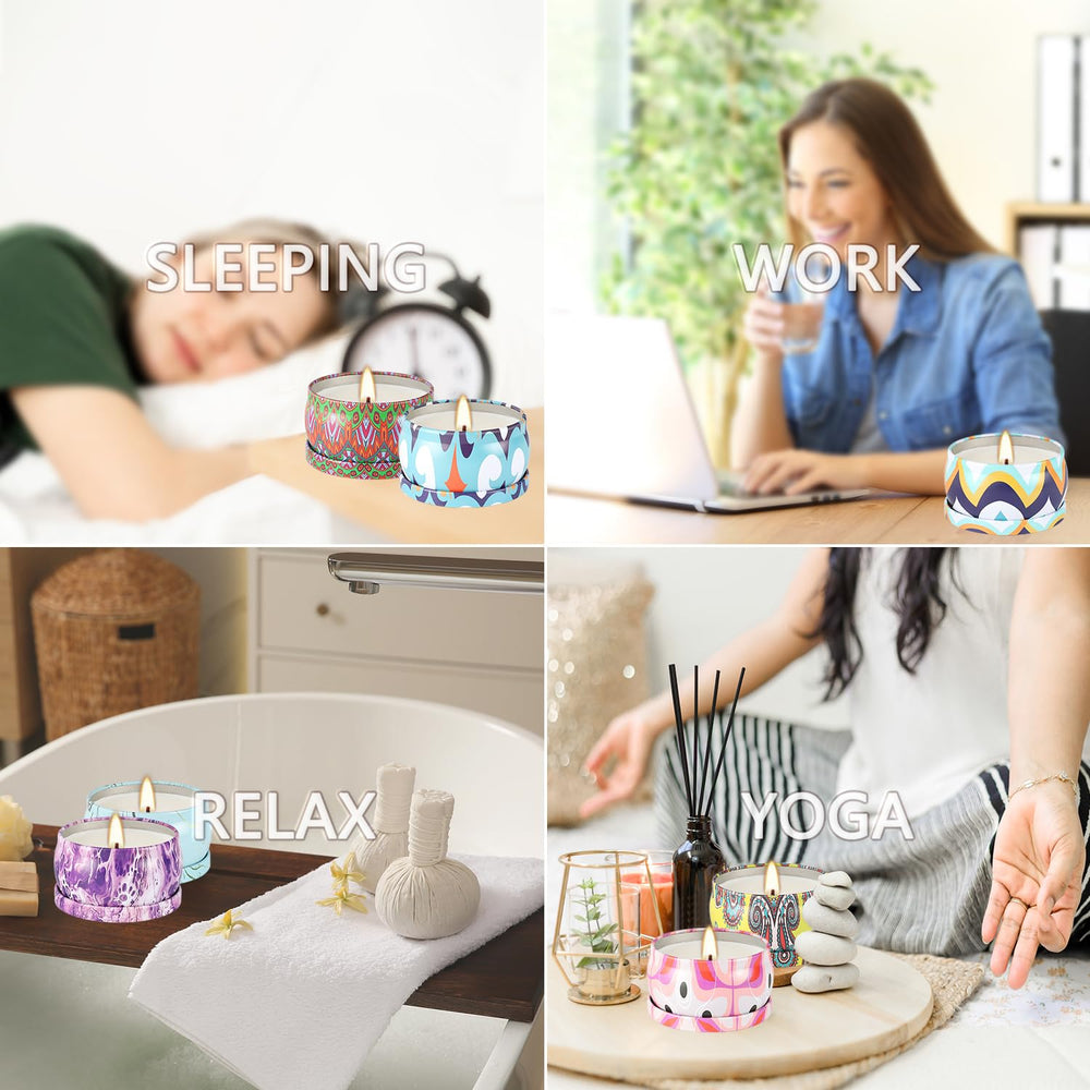 Howemon eco-friendly, smoke-free candles creating calm ambience
