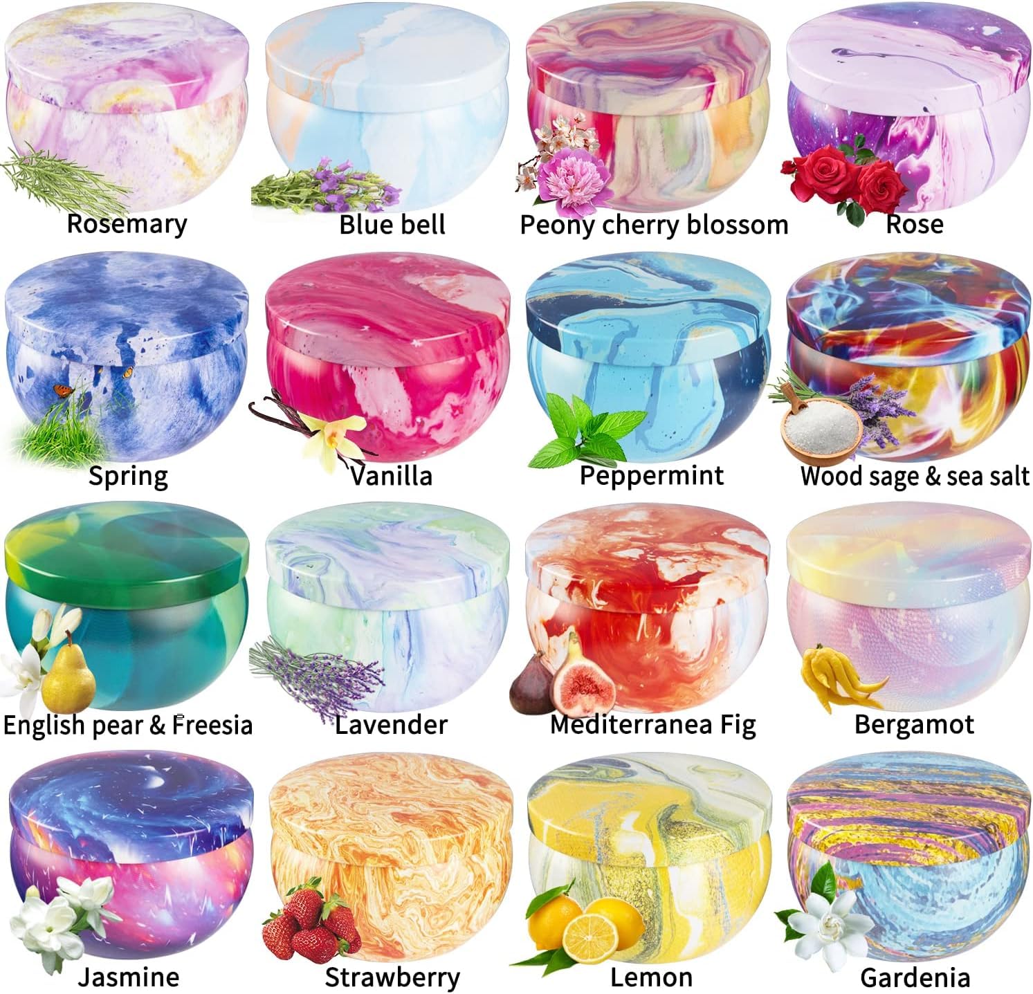 Howemon soy wax candles in decorative gift packaging.