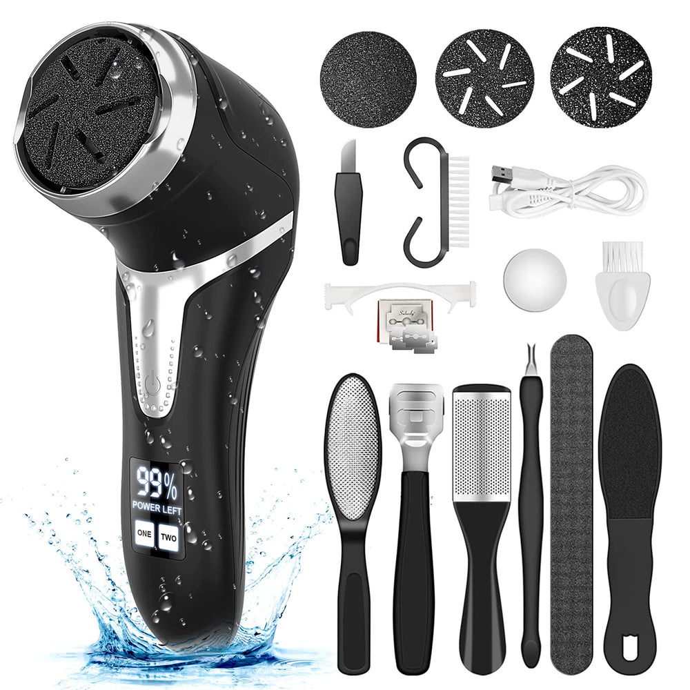 Hoxida electric callus remover with vacuum head for at-home pedicure