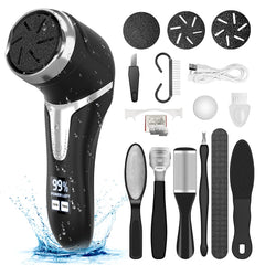 Hoxida electric callus remover with vacuum head for at-home pedicure