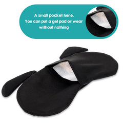 Hpmjz sleep mask black strap fits most heads