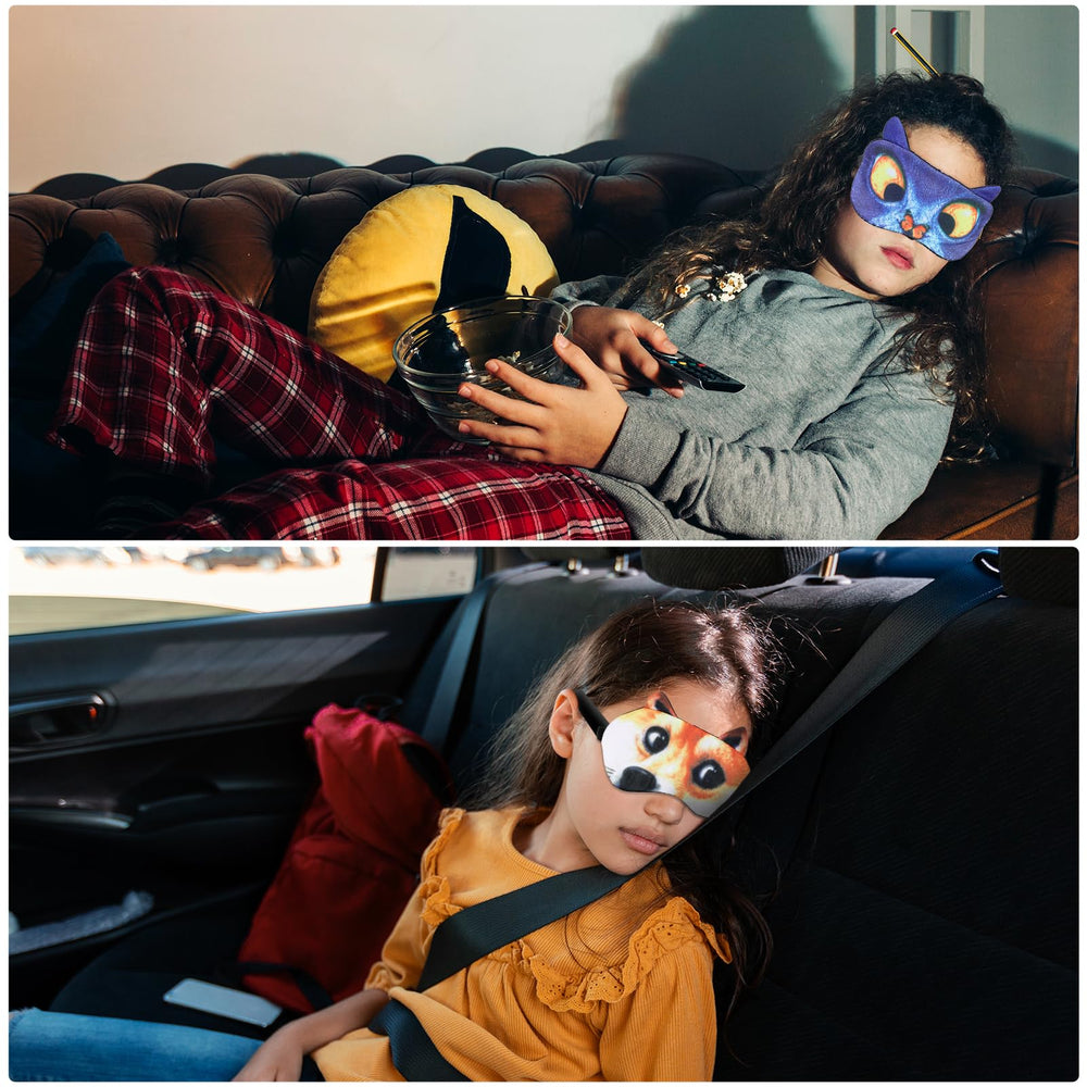 Hpmjz sleep mask blue color blocks light during sleep