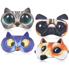 Hpmjz sleep mask cat design blocks light for restful naps