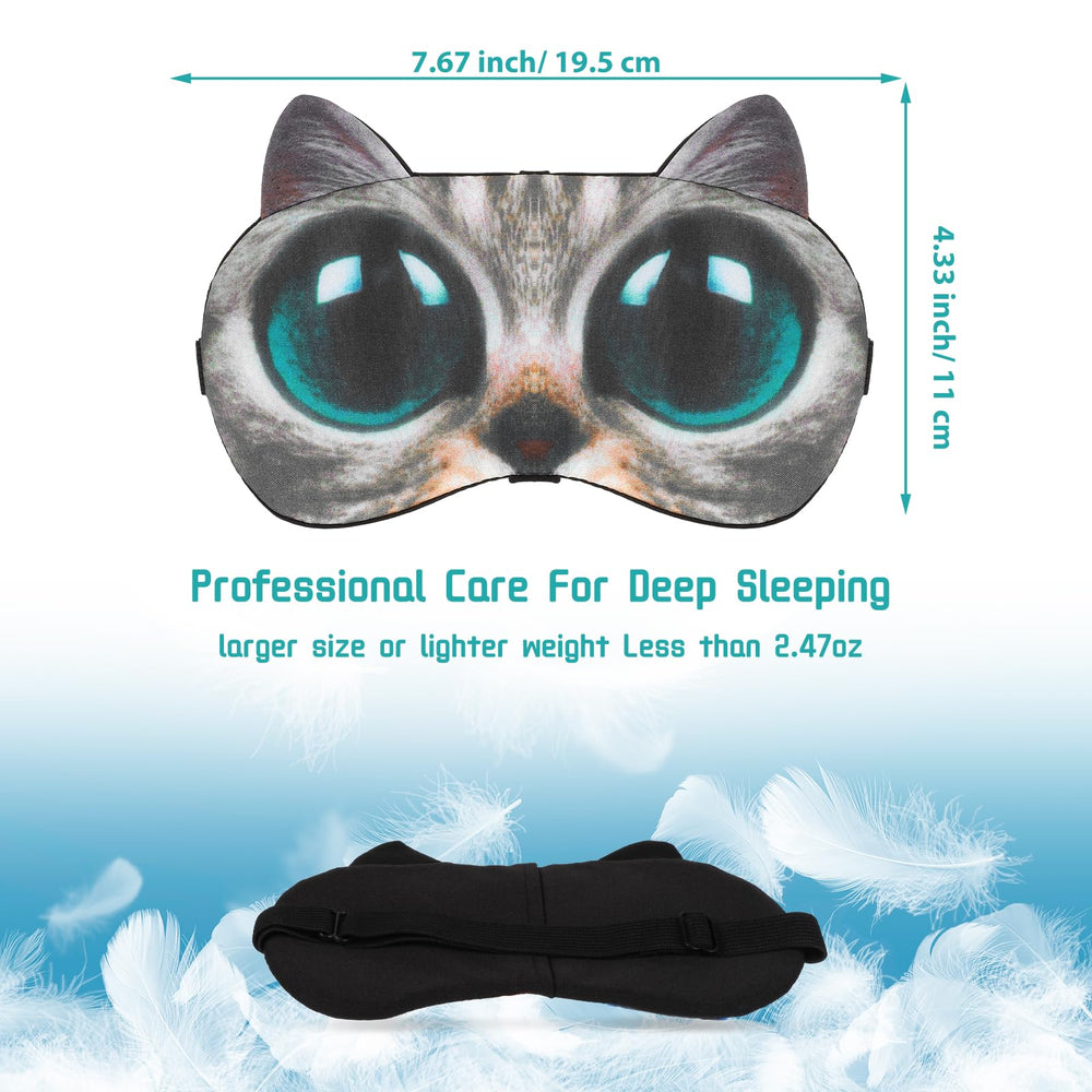 Hpmjz sleep mask dog design comfortable during travel