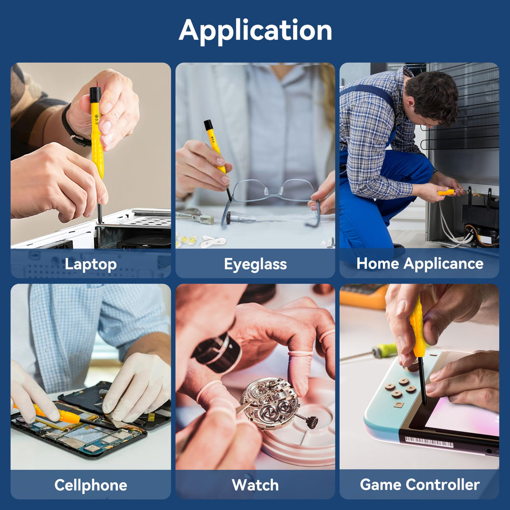 HQVOIC repair kit versatile for glasses, watches, and small electronics.