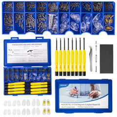 HQVOIC upgraded eyeglass repair kit compact travel case for on-the-go fixes.