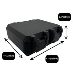 Durable construction protects daily hormone supplies in a compact design